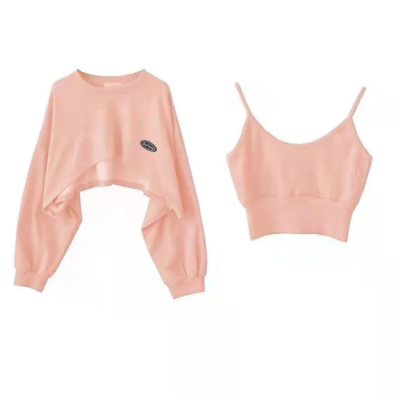 Pecsona Women's Long Sleeve Streetwear Sweatshirt