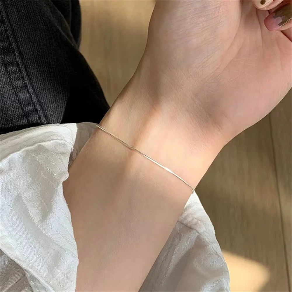 Filipino Dainty Gold Chain Bracelet