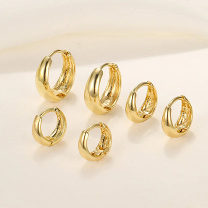 Filipino Gold Hoop Earrings Set