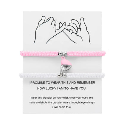 Handmade Heart Magnet Bracelets