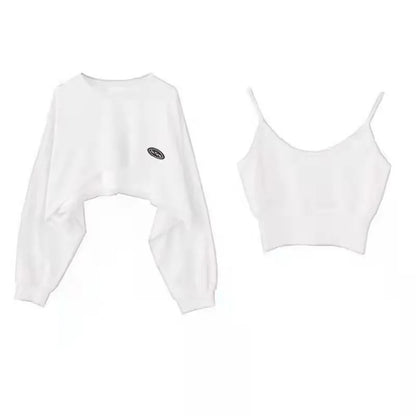 Pecsona Women's Long Sleeve Streetwear Sweatshirt