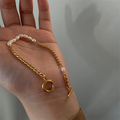 Japanese Pearl Chain Bracelet