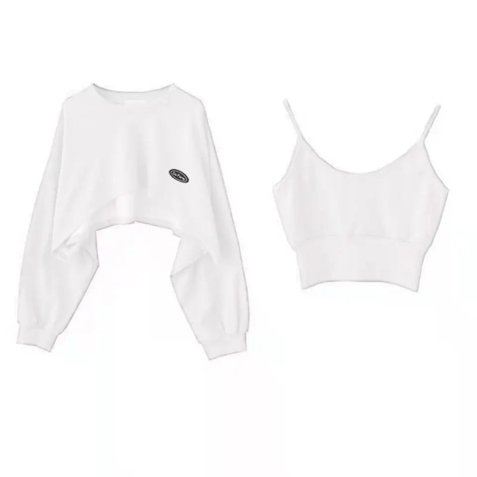 Pecsona Women's Long Sleeve Streetwear Sweatshirt