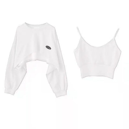 Pecsona Women's Long Sleeve Streetwear Sweatshirt