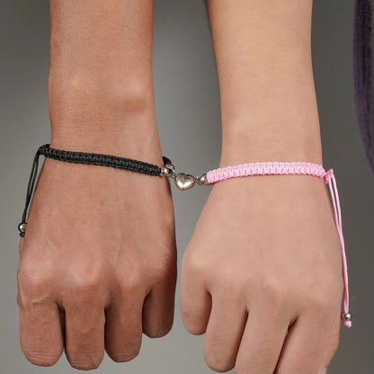 Handmade Heart Magnet Bracelets