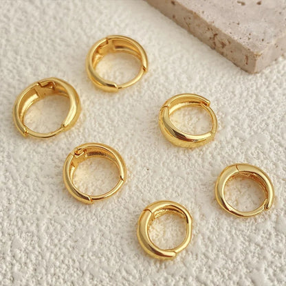 Filipino Gold Hoop Earrings Set