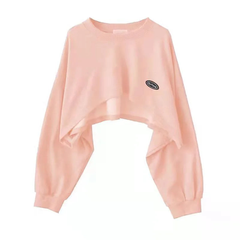 Pecsona Women's Long Sleeve Streetwear Sweatshirt