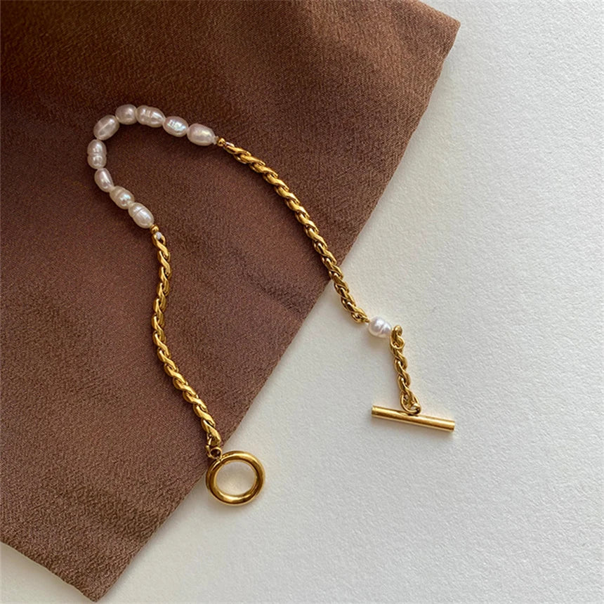 Japanese Pearl Chain Bracelet