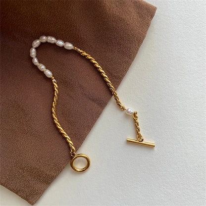 Japanese Pearl Chain Bracelet
