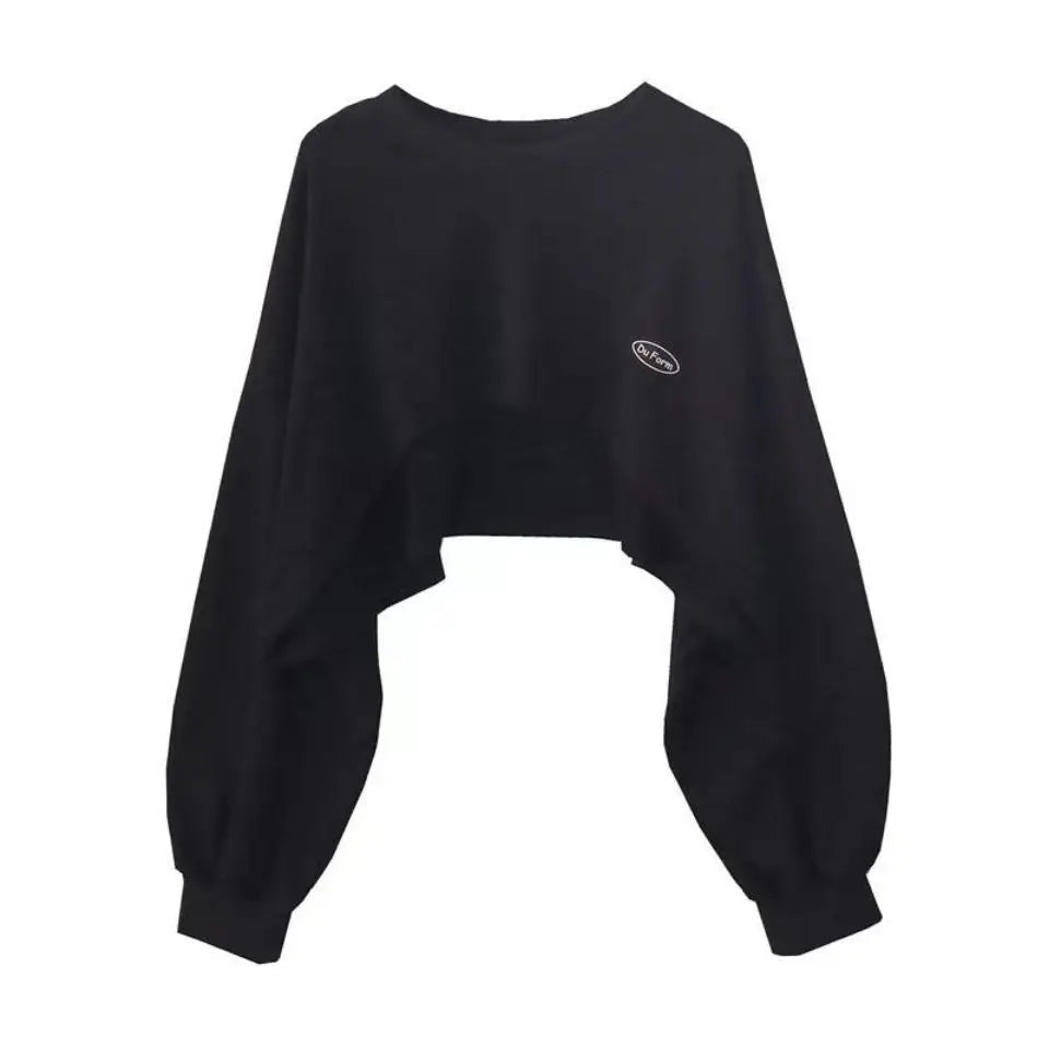 Pecsona Women's Long Sleeve Streetwear Sweatshirt