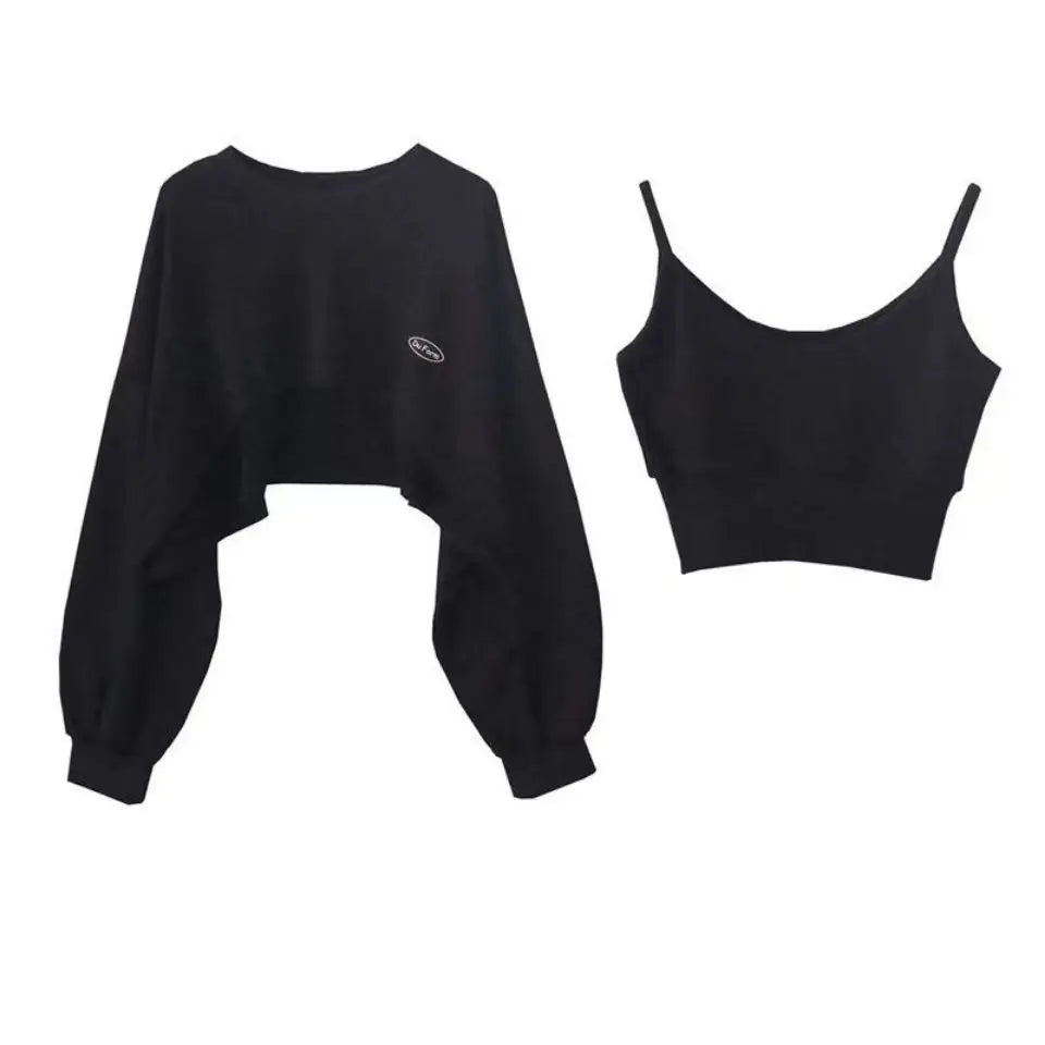 Pecsona Women's Long Sleeve Streetwear Sweatshirt