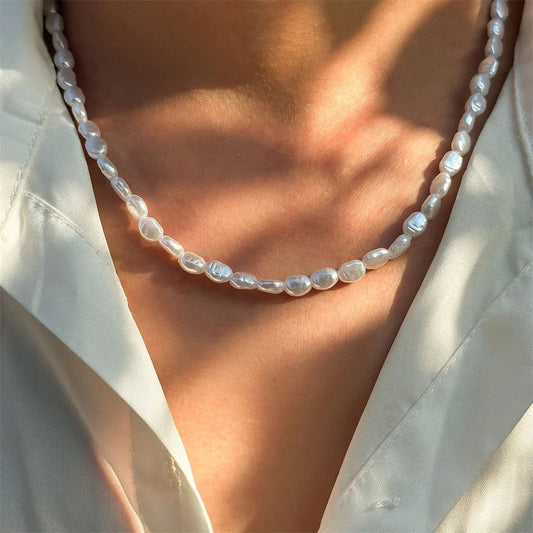 Filipino Baroque Pearl Collar Necklace