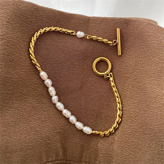 Japanese Pearl Chain Bracelet