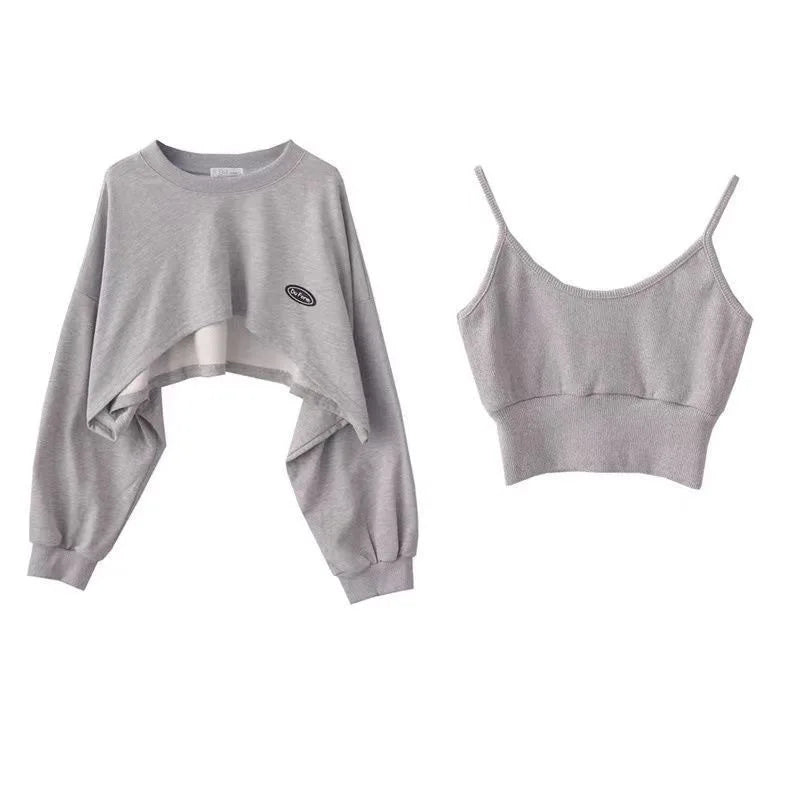 Pecsona Women's Long Sleeve Streetwear Sweatshirt