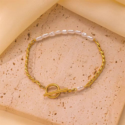 Japanese Pearl Chain Bracelet