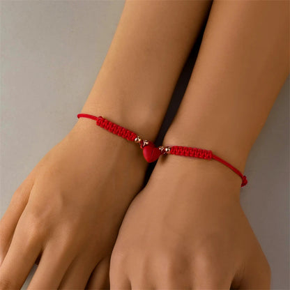 Handmade Heart Magnet Bracelets