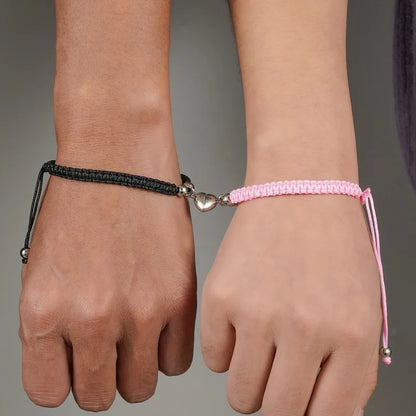 Handmade Heart Magnet Bracelets