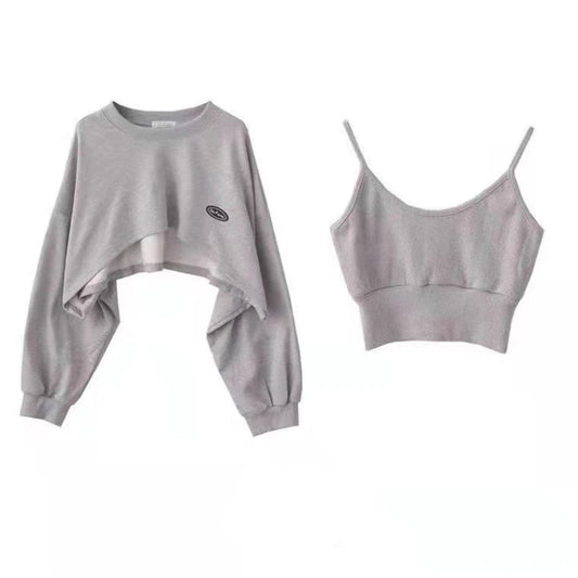 Pecsona Women's Long Sleeve Streetwear Sweatshirt