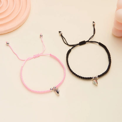 Handmade Heart Magnet Bracelets